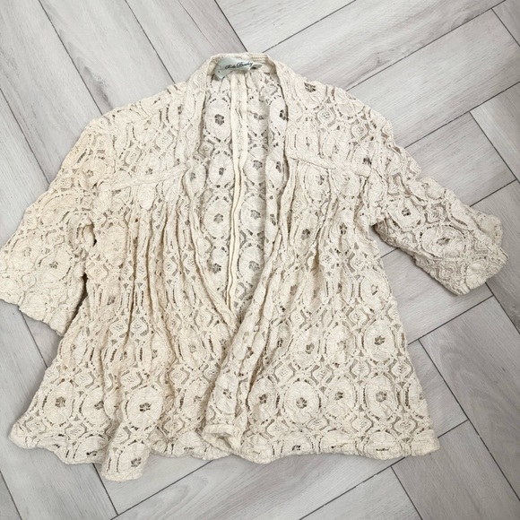 🦋 ANTHROPOLOGIE BETH BOWLEY LACE CARDIGAN - Picture 7 of 7